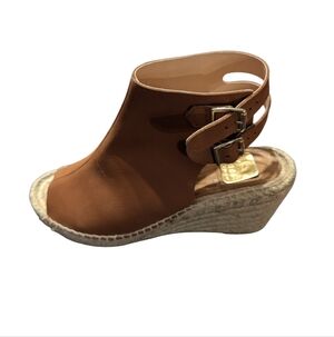 Kanna Womens Shoes Wedge Sandels Espadrilles Neutral‎ Quiet Luxury Size 41 10